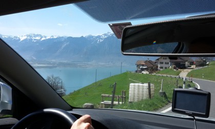 Driving down to Montreux