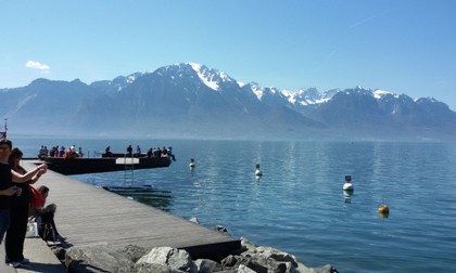 Lake Geneva from Montreux